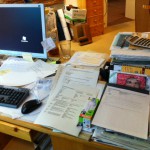 Stagnation auf dem Schreibtisch