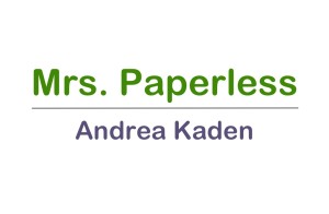 Visitenkarte Mrs Paperless 1